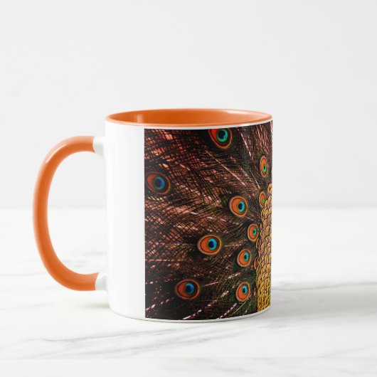 Mug Queue Gold Peacock (Gauche)