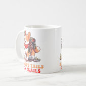 Mug Queues Joyeuses Sur Sentiers Drôle De Trailing De (Devant gauche)