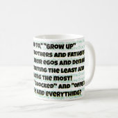 MUG QUI "A DÛ LE FAIRE ?" (Devant droit)