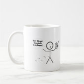 Mug Qui a mis des boulettes de fromage dans mon Hopper (Gauche)