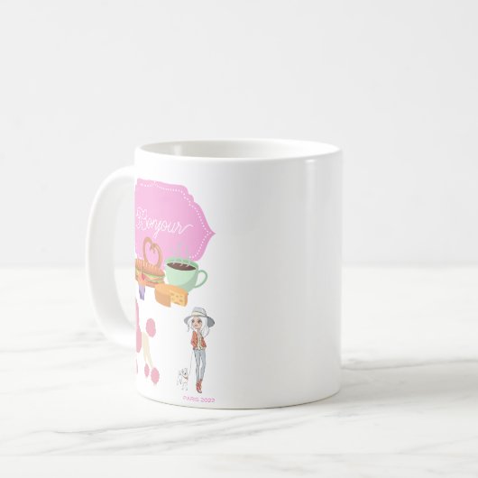 MUG QUI BONJOUR (Devant gauche)
