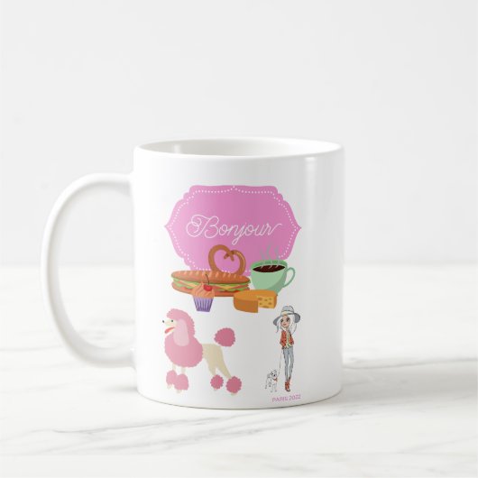 MUG QUI BONJOUR (Gauche)