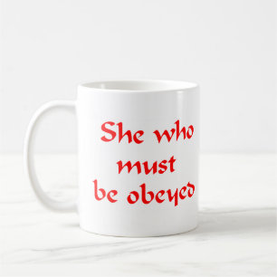Mug qui doit être obéi