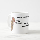 Mug qui est arrivé premier ? le poulet ou l'aubergine  (Devant gauche)