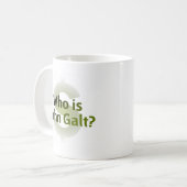 Mug Qui est John Galt ? Symbole d'argent (Devant gauche)