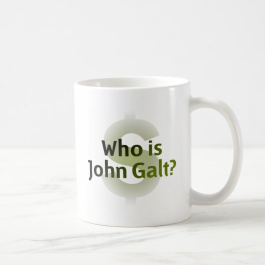 Mug Qui est John Galt ? Symbole d'argent (Droite)