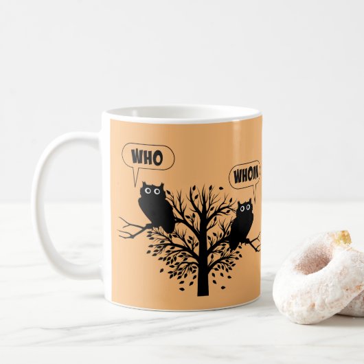 Mug Qui est le propriétaire de la grammaire Humour de (Avec donut)