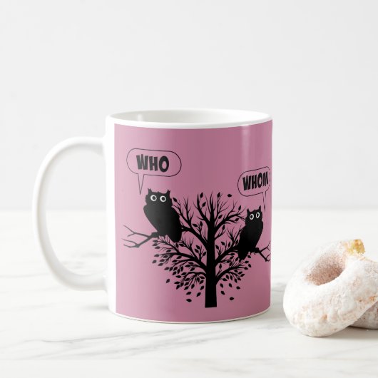 Mug Qui est le propriétaire de la grammaire Humour de (Avec donut)