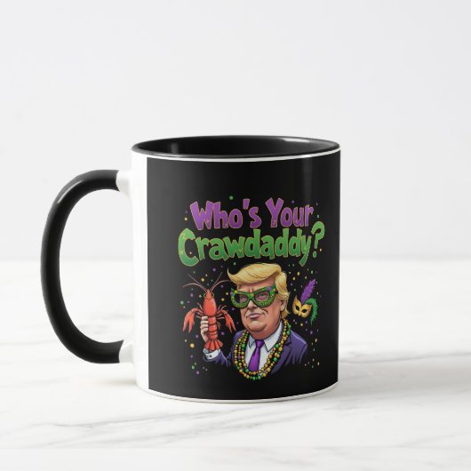 Mug Qui est ton père ? Trump Mardi Gras (Gauche)