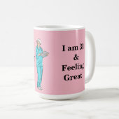 Mug Qui indique qu'étant une infirmière est stressant (Devant droit)