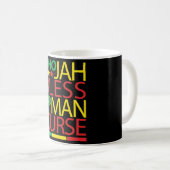 Mug Qui Jah bénisse sans maudire (Devant droit)