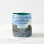 Mug Qui je suis aujourd'hui Inspirant (Centre)