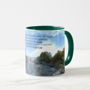 Mug Qui je suis aujourd'hui Inspirant