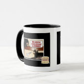 Mug Qui ose me réveille ? (Devant gauche)