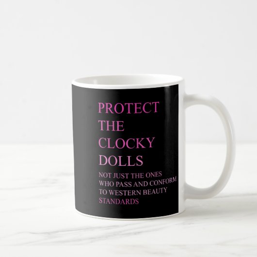 Mug Qui se conforme aux normes de beauté occidentales (Droite)