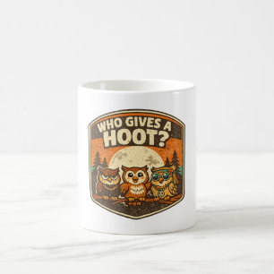 Mug Qui s'en soucie ? Chouettes drôles Design de style