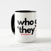 Mug Qui Sont-Ils ? -Anglais (Devant gauche)