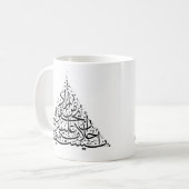 Mug Qui veut que ses rêves apparaissent véritable (Devant gauche)
