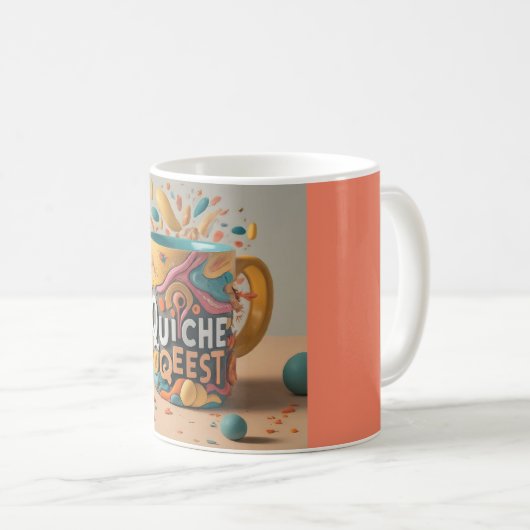 Mug Quiche Quest (Devant droit)