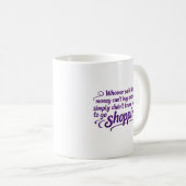 Mug Quiconque a dit que l'argent ne peut pas acheter l (Devant droit)