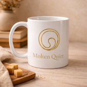 Mug Quiet Gold Swirl Classic Mug, 11 oz