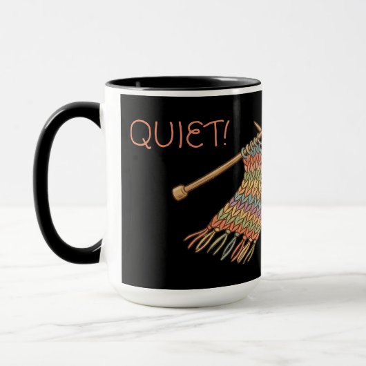 Mug QUIET! I'm tinking. (Gauche)