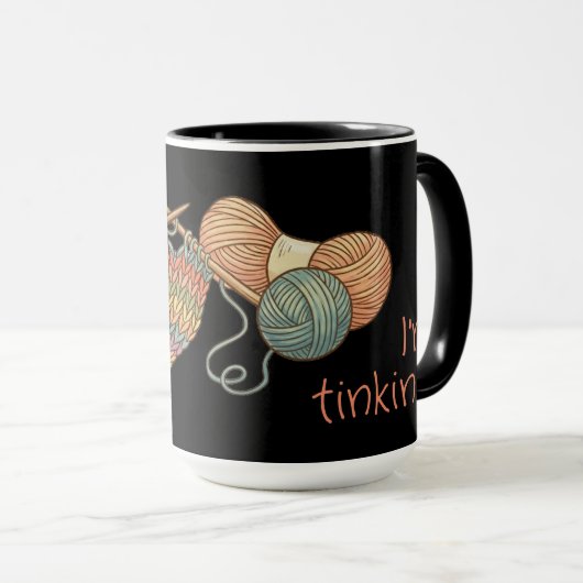 Mug QUIET! I'm tinking. (Devant droit)