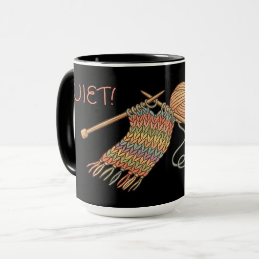 Mug QUIET! I'm tinking. (Devant gauche)