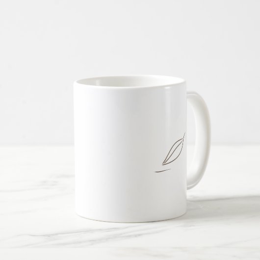 Mug Quiet Leaf (Devant droit)