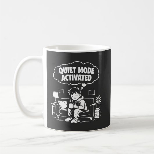 Mug Quiet Mode Activated (Gauche)