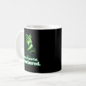 Mug Quiet Powerful Unbothered Wolf Minimal Quote (Devant gauche)