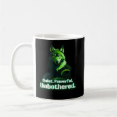 Mug Quiet Powerful Unbothered Wolf Minimal Quote (Gauche)