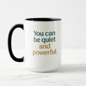 Mug Quiet Strength and Power (Gauche)