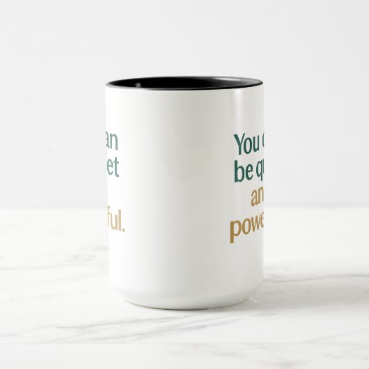 Mug Quiet Strength and Power (Centre)