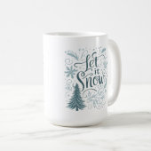 Mug Qu'il neige (Devant droit)