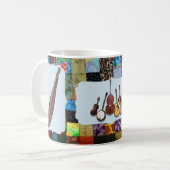MUG QUILLAGE DE BANDE DULCIMER-BLUEGRASS (Devant gauche)