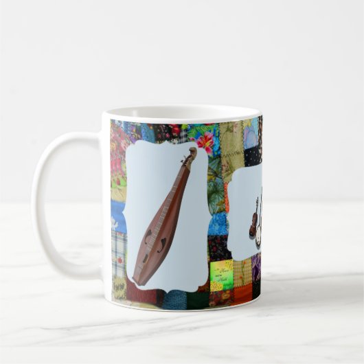 MUG QUILLAGE DE BANDE DULCIMER-BLUEGRASS (Gauche)
