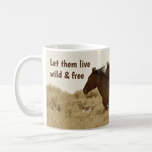 Mug Qu'ils vivent en liberté et en liberté WHERE (Gauche)