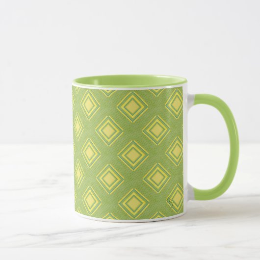 Mug Quilt de pomme diamant (Droite)