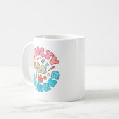 Mug Quilté Comme Chargé Drôle Louveur De Quilting (Devant gauche)