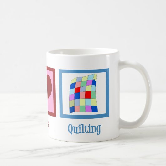 Mug Quilting de la paix (Droite)