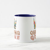 Mug Quilting Queen - Funny Quilter - Quilting Lovers (Centre)