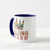 Mug Quilting Queen - Funny Quilter - Quilting Lovers (Devant gauche)