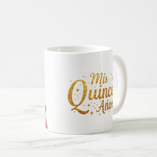 Mug Quinceañera (Devant droit)