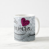 Mug Quinceanera 15e anniversaire mignon personnaliser  (Devant droit)