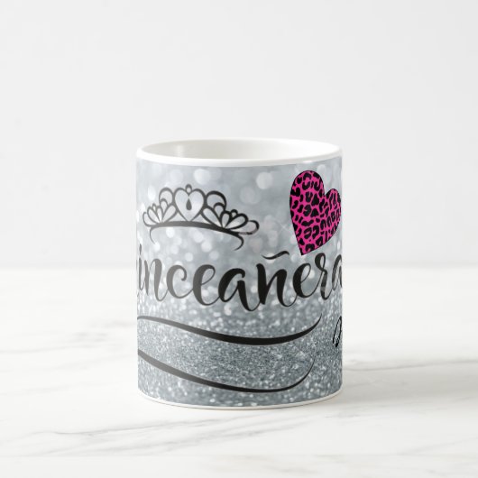 Mug Quinceanera 15e anniversaire mignon personnaliser  (Centre)