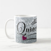 Mug Quinceanera 15e anniversaire mignon personnaliser  (Gauche)