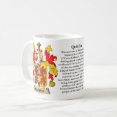 Mug Quinlan, l'origine, la signification et la crête (Devant gauche)