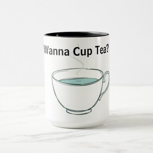 Mug Quirky Tea Time Whimsical Personalized Tea (Centre)