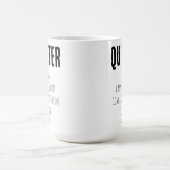 Mug Quitter Je Veux Dire Bonne Retraite Félicitations (Centre)
